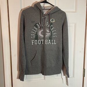 (NWT) Green Bay Packers NFL Full Zip Hoodie Sweatshirt. Women’s size S.